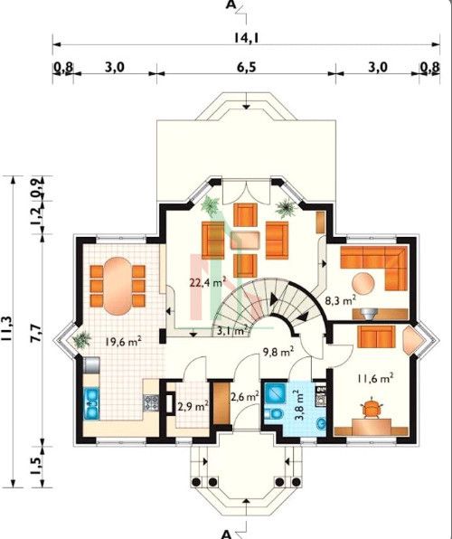 dom wolnostojący, 5 pokoi Nakla, ul. Słoneczna. Zdjęcie 26