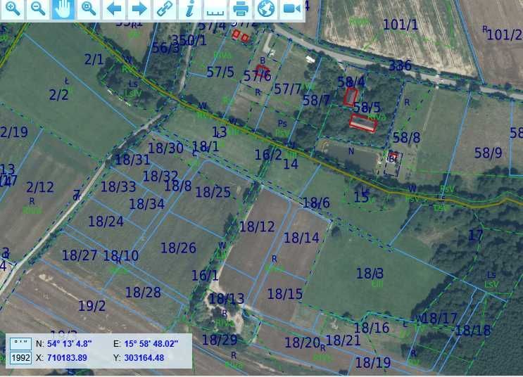 Działka budowlana Będzinko