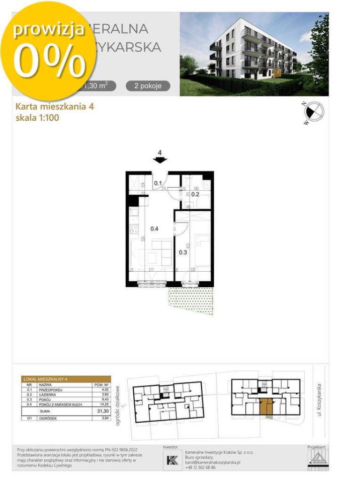 Mieszkanie 2-pokojowe Kraków Płaszów, ul. Koszykarska. Zdjęcie 14