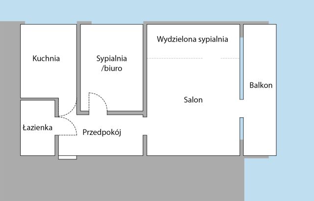 Mieszkanie 2-pokojowe Wrocław Biskupin, ul. Maksymiliana Jackowskiego. Zdjęcie 9