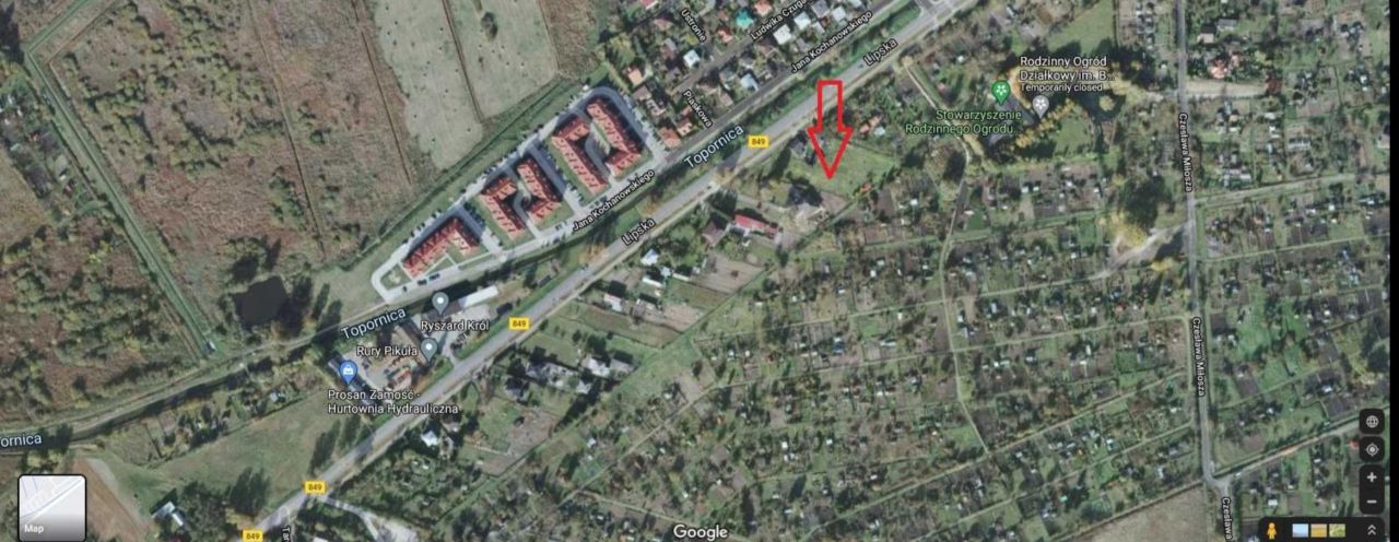 Działka budowlana Zamość Zamczysko, ul. Lipska. Zdjęcie 4