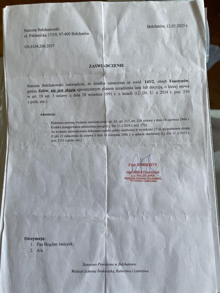 Działka budowlana Faustynów. Zdjęcie 5