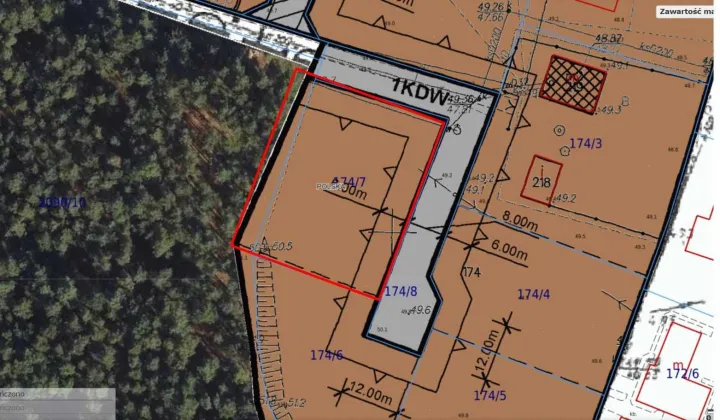 Działka budowlana Cierpice