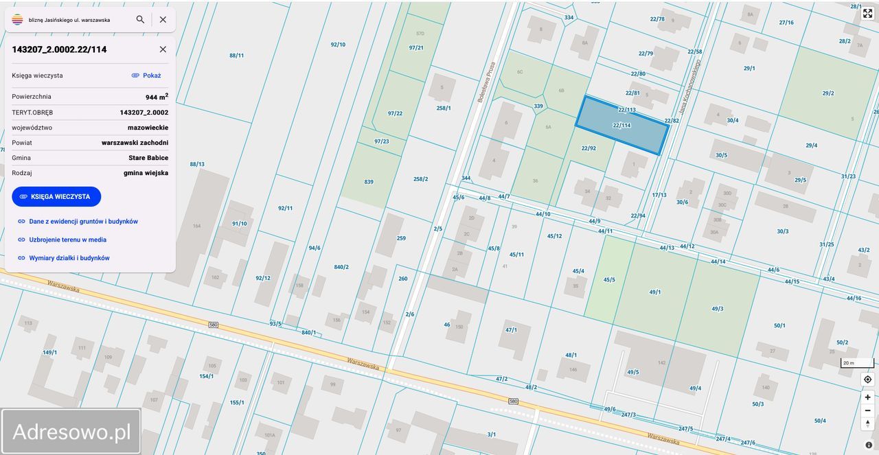 Działka budowlana Blizne Jasińskiego, ul. Jana Kochanowskiego. Zdjęcie 6