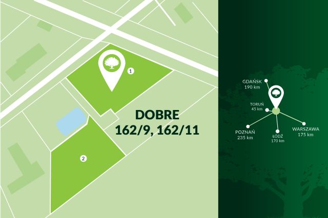 Działka rolno-budowlana Dobre. Zdjęcie 10