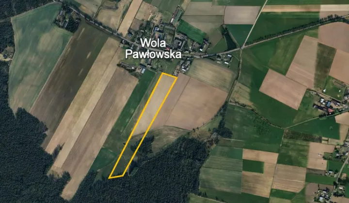 Działka rolna Wola Pawłowska