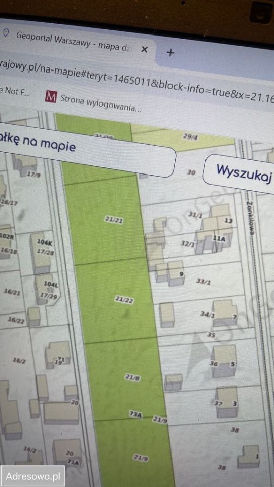 Działka budowlana Warszawa Międzylesie, ul. Cylichowska. Zdjęcie 4