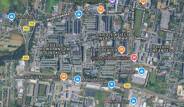 Mieszkanie 1-pokojowe Żory, os. Księcia Władysława