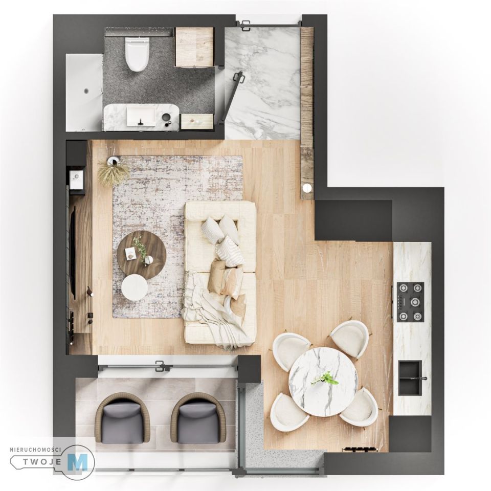 Mieszkanie 1-pokojowe Kielce. Zdjęcie 8