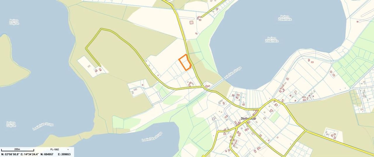 Działka budowlana Domysłów. Zdjęcie 3