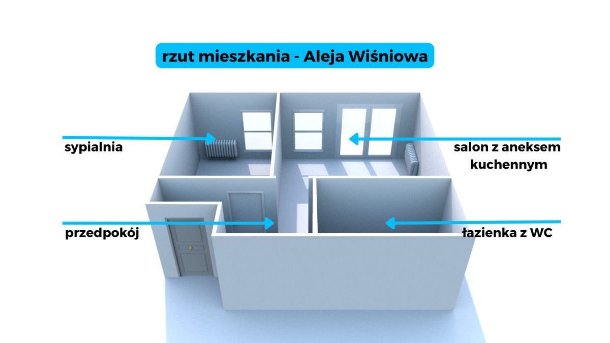 Mieszkanie 2-pokojowe Wrocław Borek, al. Wiśniowa. Zdjęcie 10