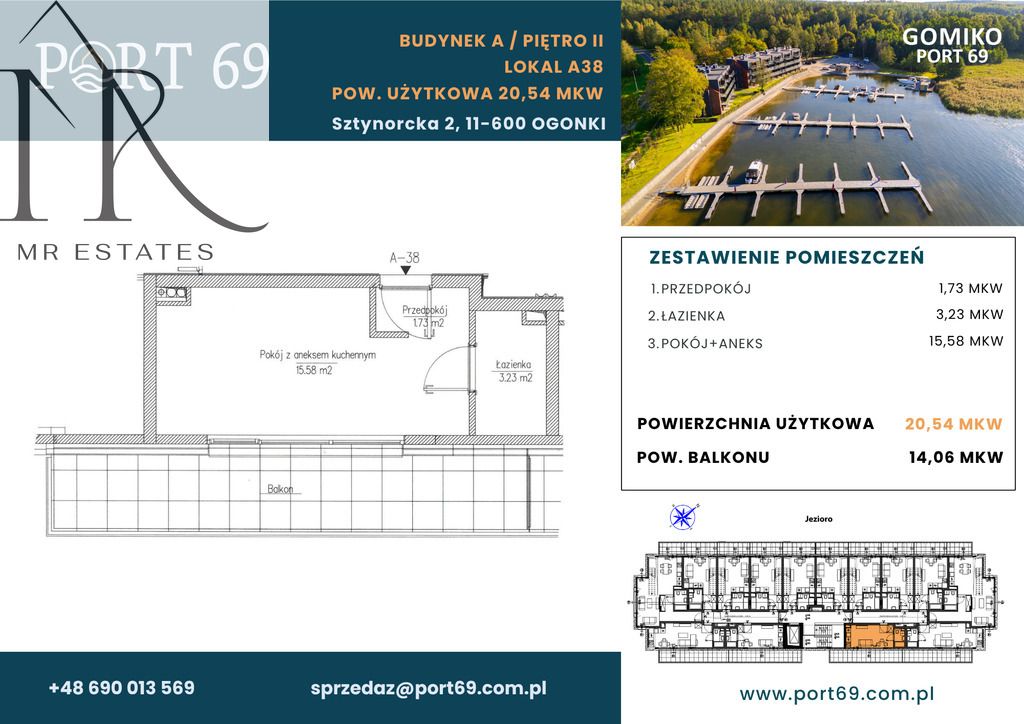 Mieszkanie 1-pokojowe Ogonki, ul. Sztynorcka. Zdjęcie 25