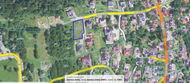 Działka budowlana Iwonicz-Zdrój, ul. Winiarska. Zdjęcie 1