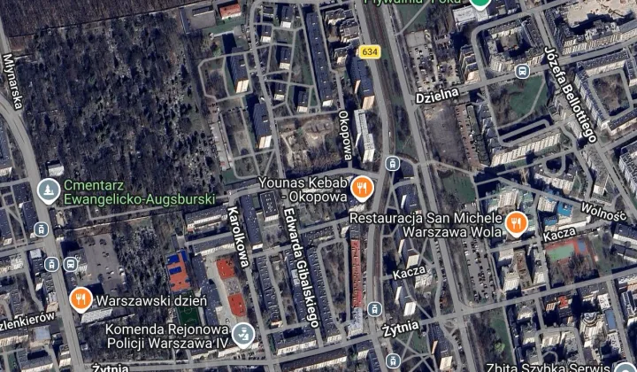 Mieszkanie 3-pokojowe Warszawa Wola, ul. Okopowa