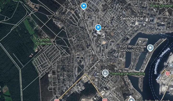 Mieszkanie 3-pokojowe Świnoujście Centrum, Gdyńska