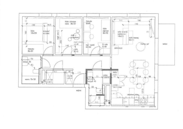 Mieszkanie 4-pokojowe Warszawa Mokotów, ul. Zwierzyniecka. Zdjęcie 12