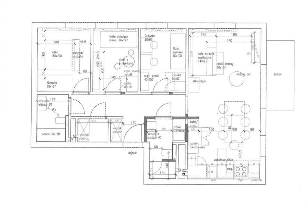 Mieszkanie 4-pokojowe Warszawa Mokotów, ul. Zwierzyniecka. Zdjęcie 12
