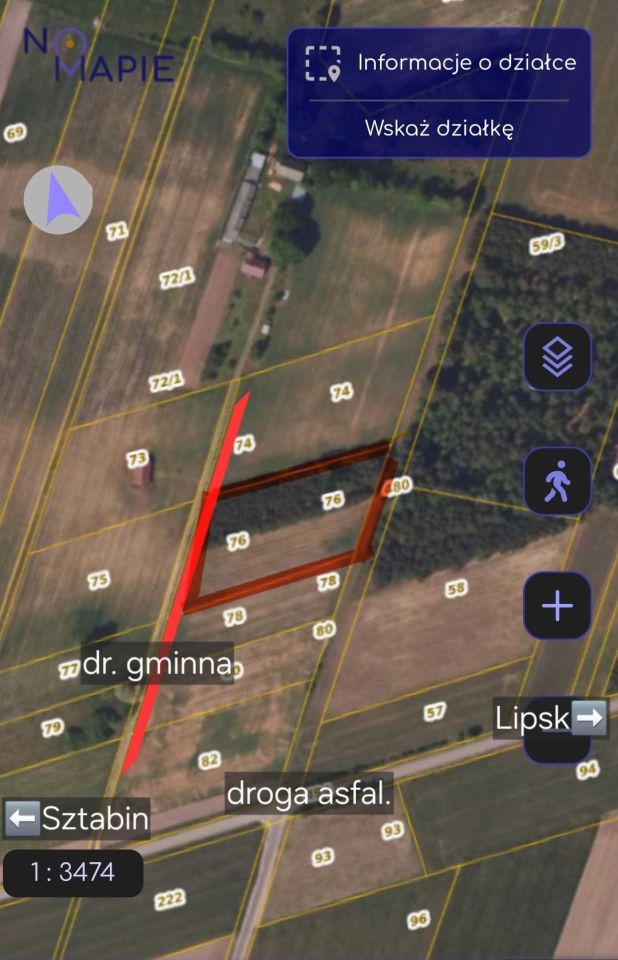 Działka rolna Jastrzębna Druga. Zdjęcie 2