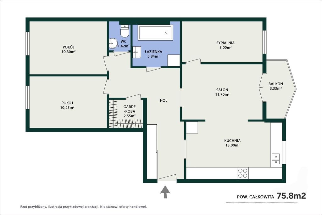 Mieszkanie 4-pokojowe Piaseczno, ul. Julianowska. Zdjęcie 6