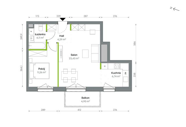 Mieszkanie 2-pokojowe Warszawa Targówek, ul. Oliwska. Zdjęcie 16