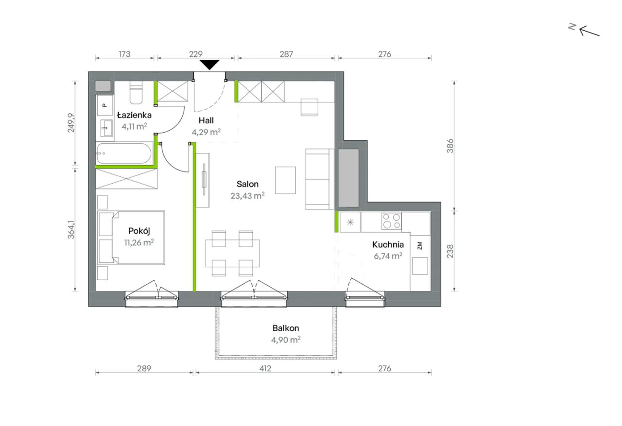 Mieszkanie 2-pokojowe Warszawa Targówek, ul. Oliwska. Zdjęcie 16