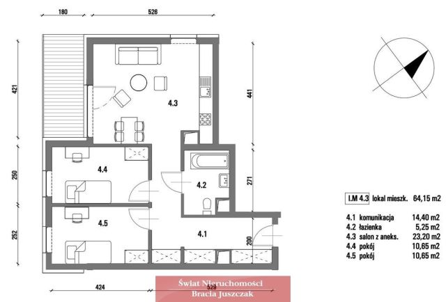 Mieszkanie 3-pokojowe Brzeg. Zdjęcie 4