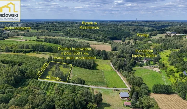 Działka budowlana Kazimierz Dolny Jeziorszczyzna