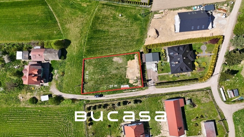 Działka budowlana Koźmice Wielkie. Zdjęcie 2