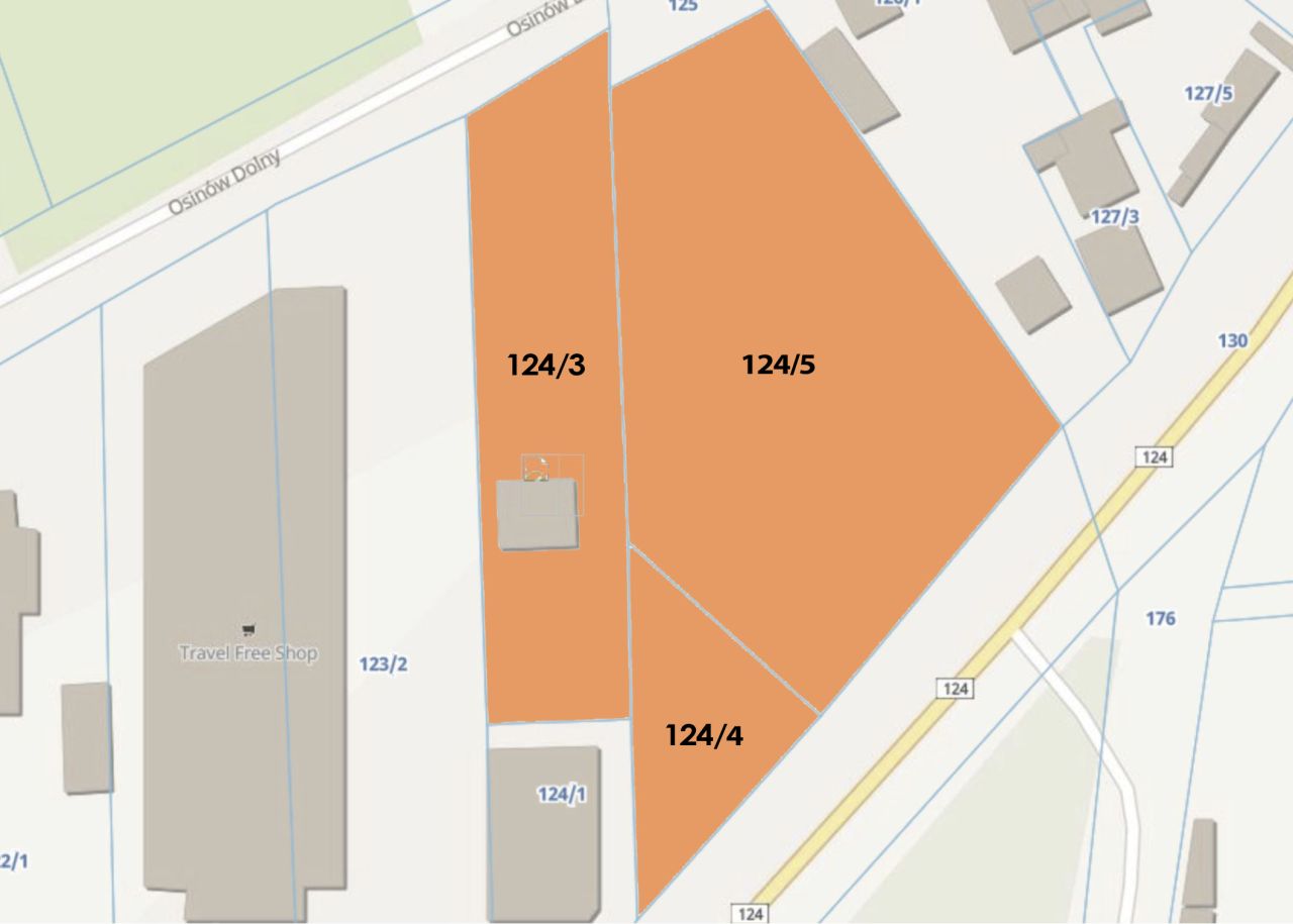 Działka inwestycyjna Osinów Dolny, Osinów Dolny. Zdjęcie 3