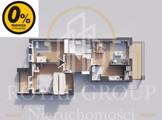 Mieszkanie 3-pokojowe Lublin, ul. Nałęczowska. Zdjęcie 4