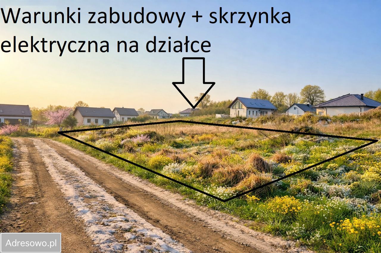 Działka budowlana Niekłonice, ul. Lawendowa. Zdjęcie 1