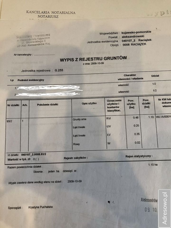 Działka budowlana Raciążek, ul. Paśniki. Zdjęcie 3