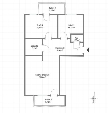 Mieszkanie 3-pokojowe Warszawa, ul. Puławska. Zdjęcie 4