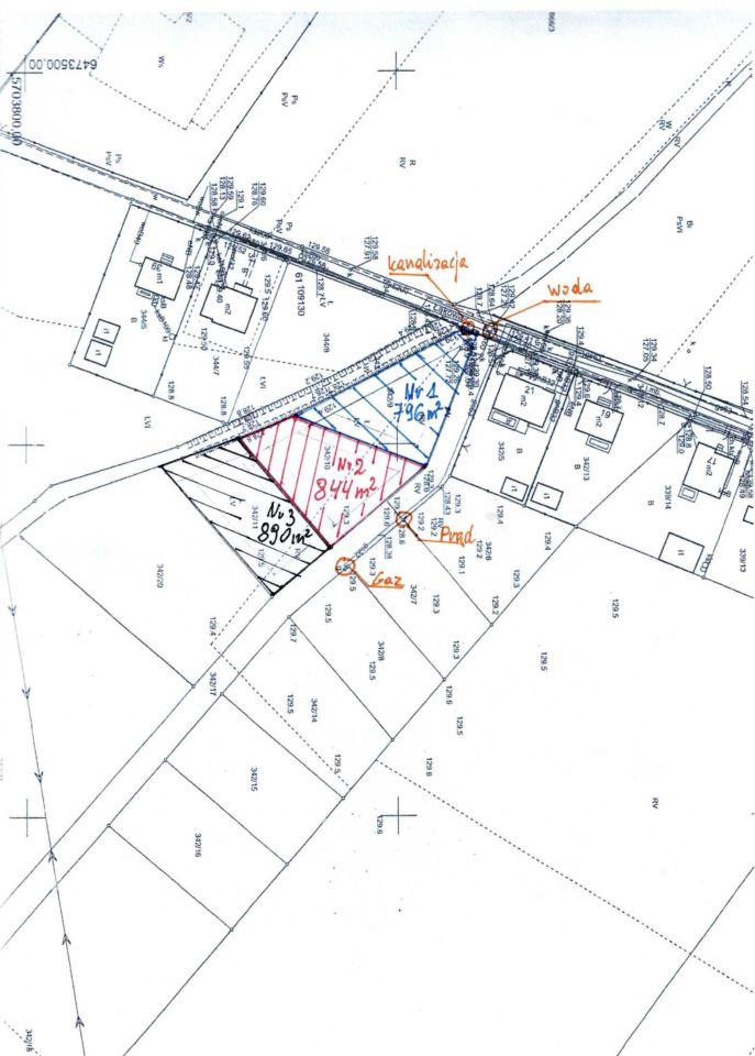 Działka budowlana Sośnie, ul. Łąkowa. Zdjęcie 2