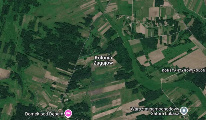Działka siedliskowa Kolonia Zagajów