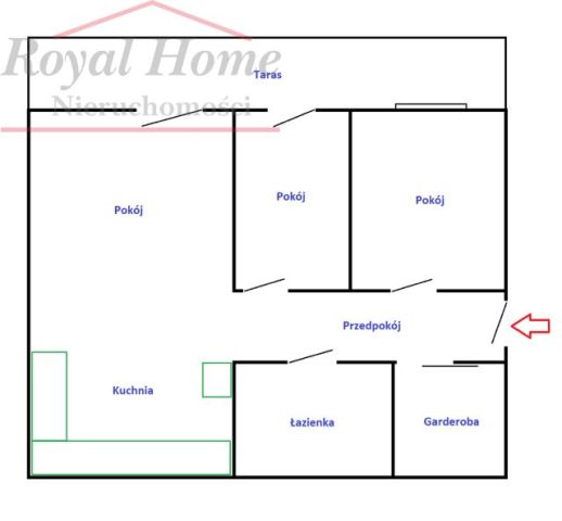 Mieszkanie 3-pokojowe Wrocław Krzyki, ul. Hubska. Zdjęcie 16