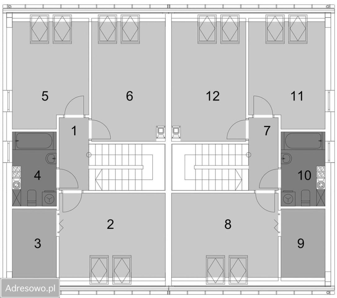 bliźniak, 5 pokoi Dzikowo. Zdjęcie 5