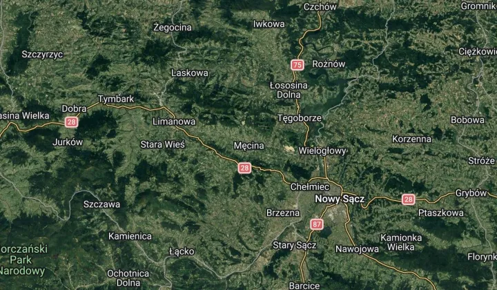 Działka budowlana Męcina