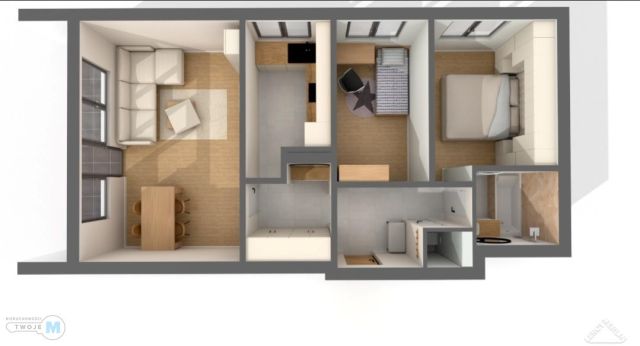 Mieszkanie 3-pokojowe Kielce Podkarczówka. Zdjęcie 16