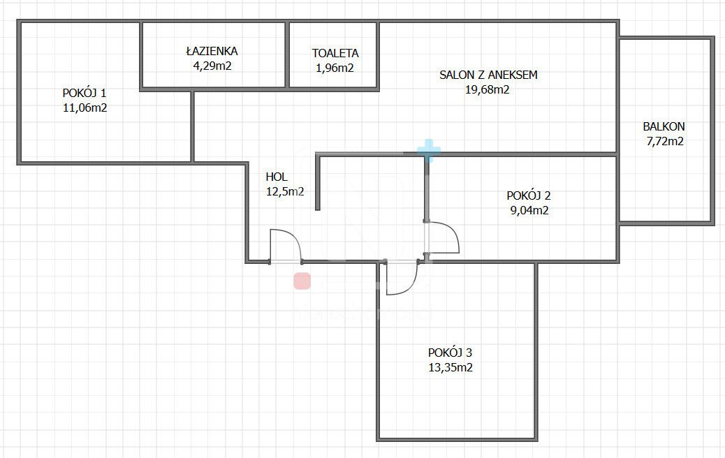 Mieszkanie 4-pokojowe Warszawa, ul. Instalatorów. Zdjęcie 13