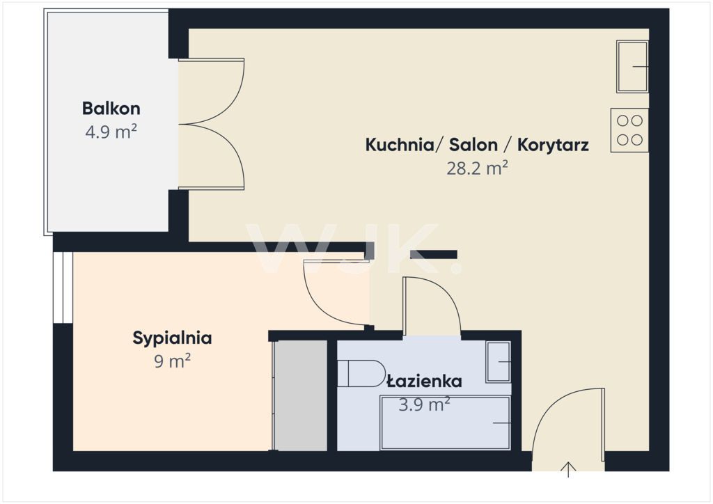 Mieszkanie 2-pokojowe Warszawa Wilanów, ul. Sarmacka. Zdjęcie 17