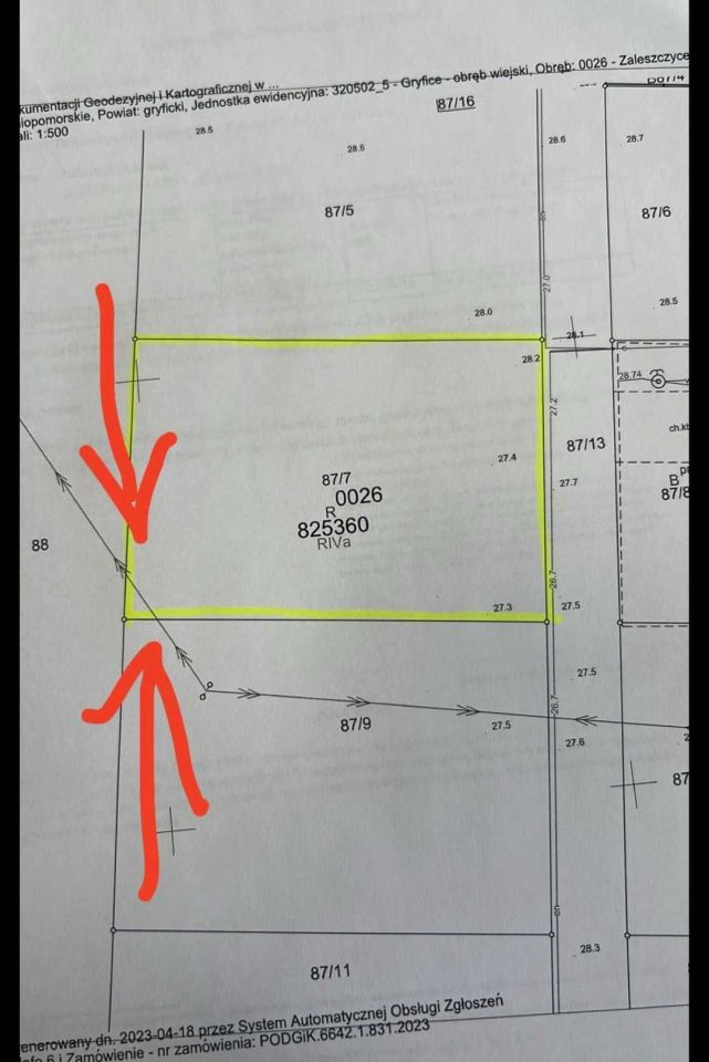 Działka budowlana Zaleszczyce. Zdjęcie 2