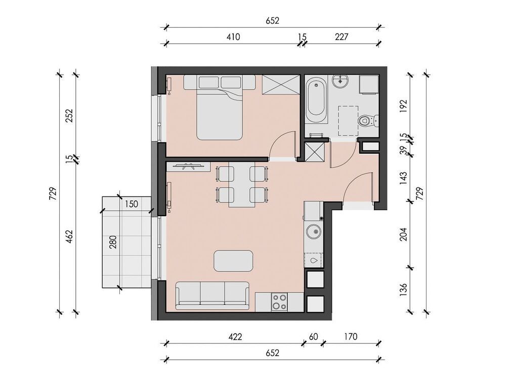 Mieszkanie 2-pokojowe Zgierz, ul. Konstantynowska. Zdjęcie 11