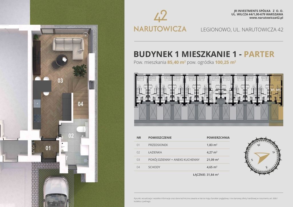 dom szeregowy, 4 pokoje Legionowo, ul. Gabriela Narutowicza. Zdjęcie 5