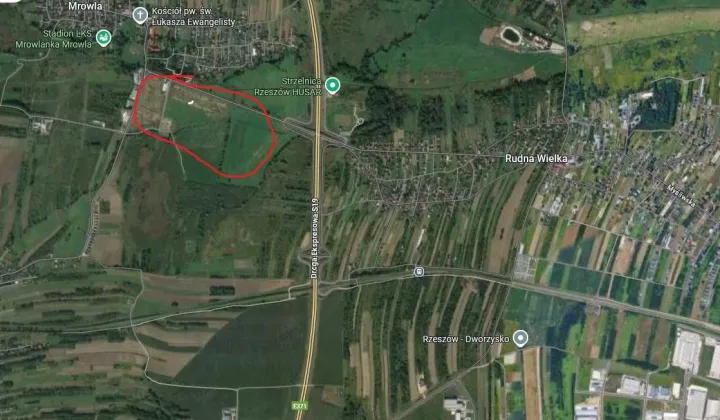 Działka inwestycyjna Świlcza