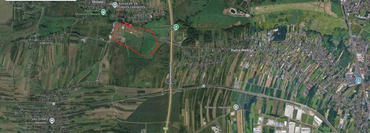 Działka inwestycyjna Świlcza