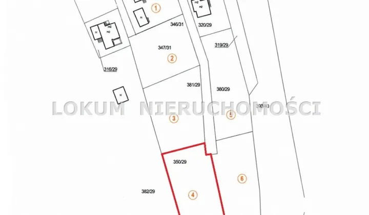 Działka budowlana Jastrzębie-Zdrój Cisówka, ul. Traugutta