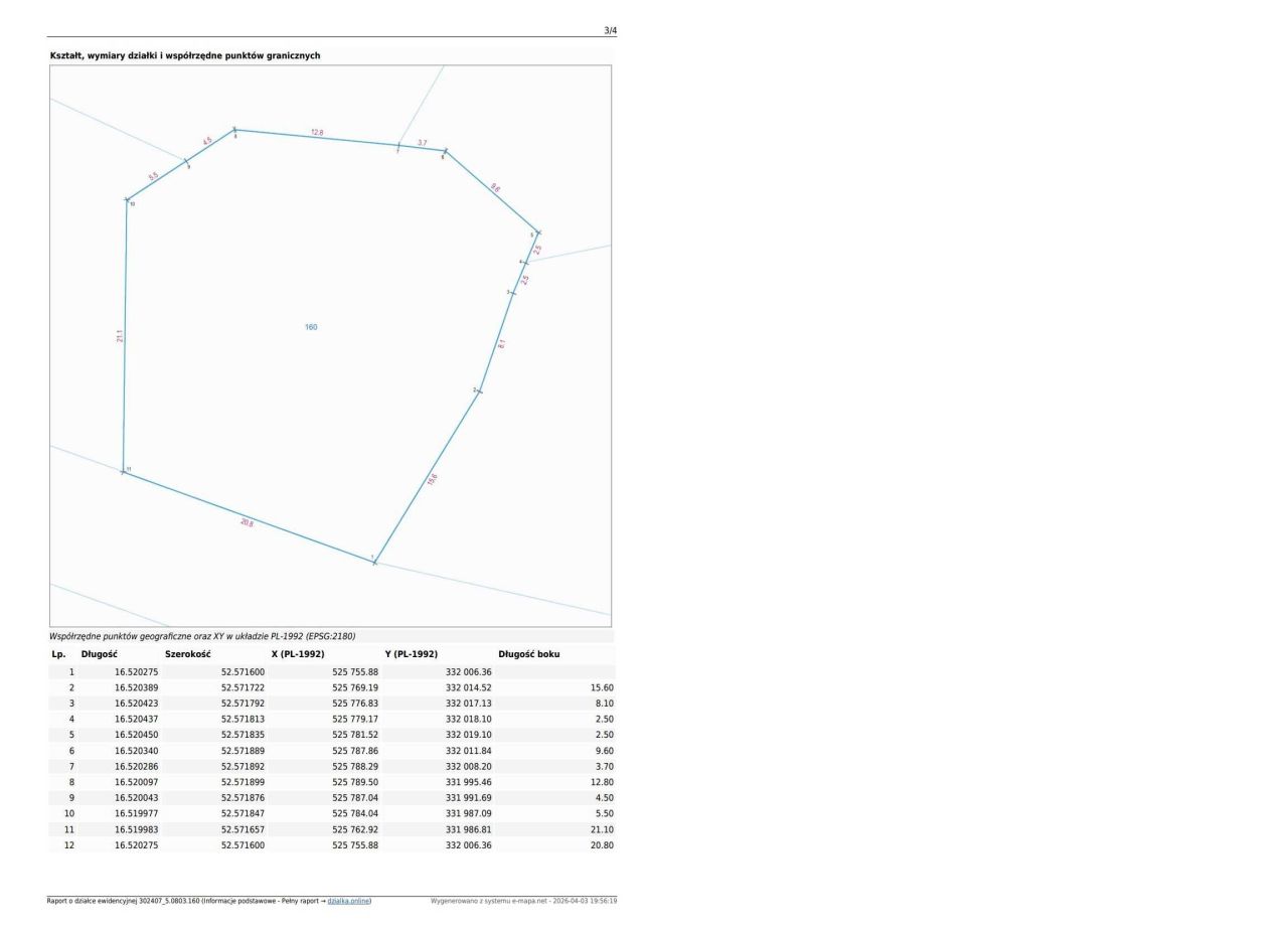 Działka budowlana Brodziszewo. Zdjęcie 4