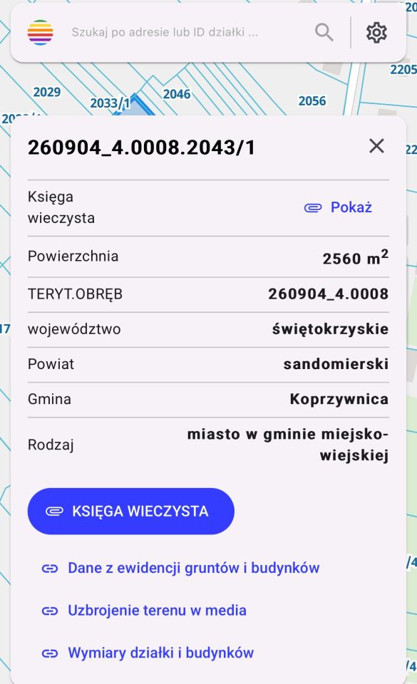 Działka rolno-budowlana Koprzywnica, ul. Czynowa. Zdjęcie 2