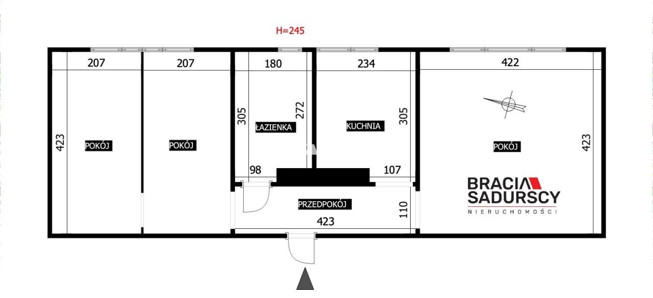 Mieszkanie 3-pokojowe Kraków Nowa Huta, os. Na Wzgórzach. Zdjęcie 22